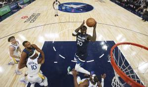 Timberwolves empatan la serie al apalear a unos Warriors sin Curry