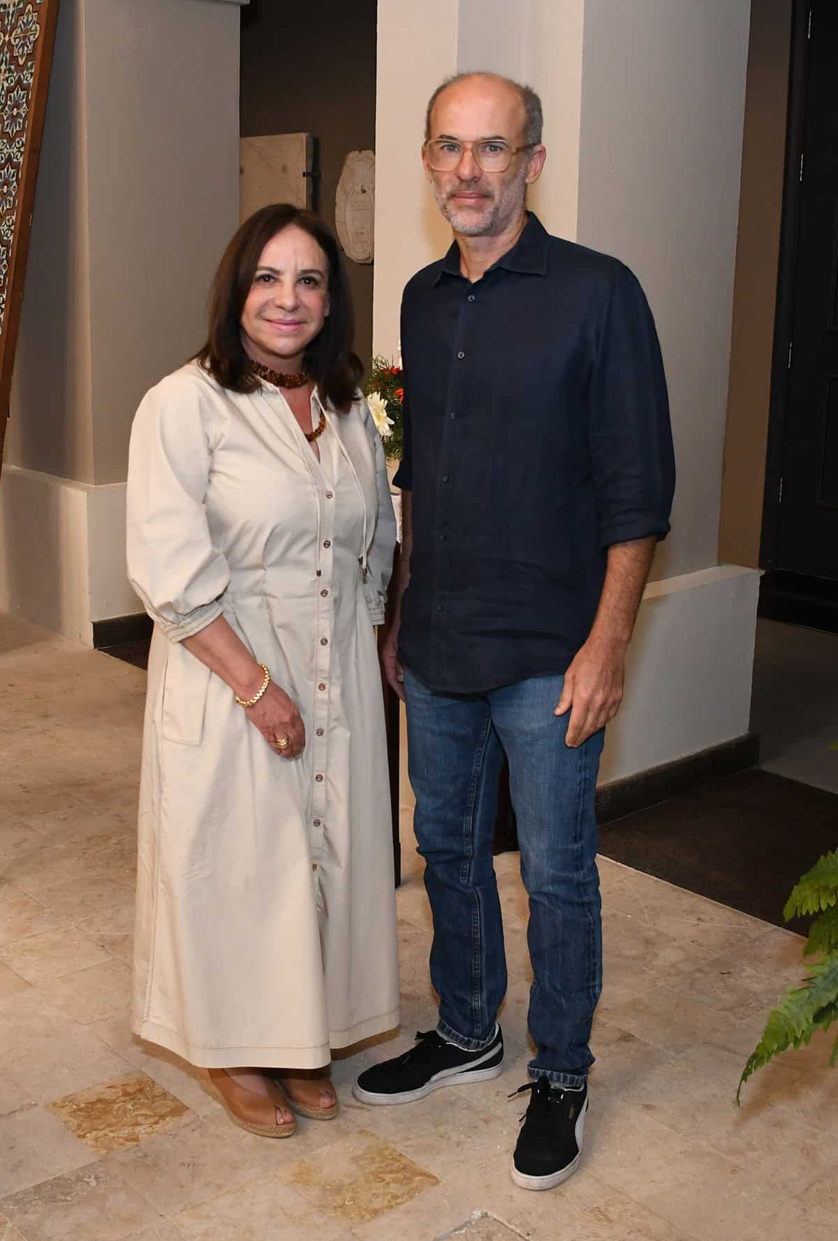 Altagracia Mella y Claudio Suarez.