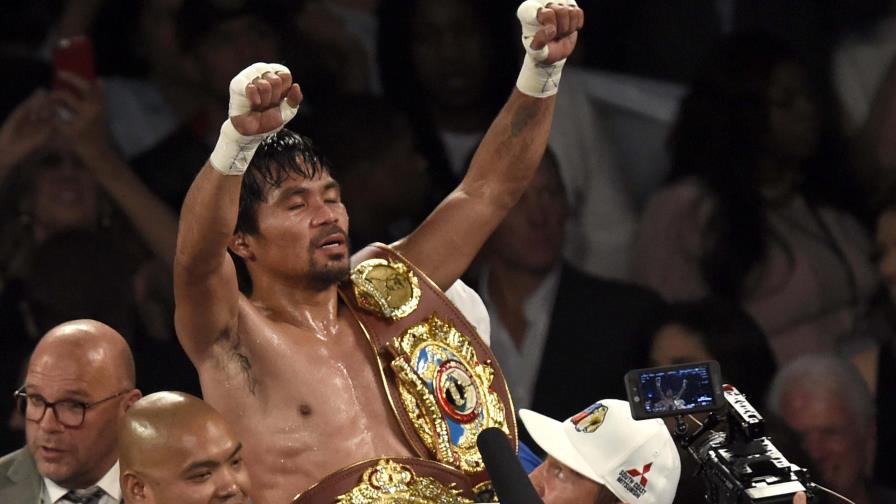 Pacquiao vuelve al ring para combate contra Mario Barrios por título welter Pacquiao vuelve al ring para combate contra Mario Barrios por título welter