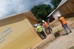 Ministerio de Educación interviene escuela de Barahona a la que se le desprendió empañete del techo