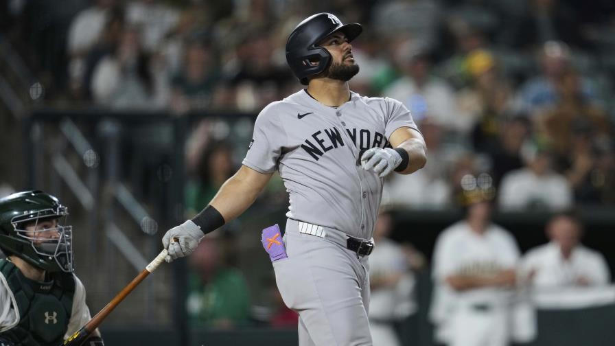 Jasson Domínguez batea 3 jonrones y remolca 7 en paliza de Yankees sobre Atléticos Jasson Domínguez batea 3 jonrones y remolca 7 en paliza de Yankees sobre Atléticos