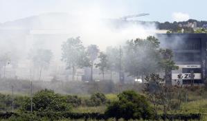 Una nube tóxica por un incendio obligó a confinar a miles de personas en España
