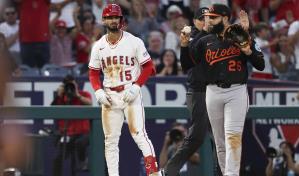 Triple de Lugo en su primer hit en Grandes Ligas lleva a Angelinos a vencer a Orioles Triple de Lugo en su primer hit en Grandes Ligas lleva a Angelinos a vencer a Orioles