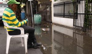 Inundaciones: el calvario de la calle Guarocuya en El Millón