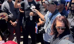 Residentes de Estero Hondo marchan por el asesinato de hacendado y contra la presencia de haitianos