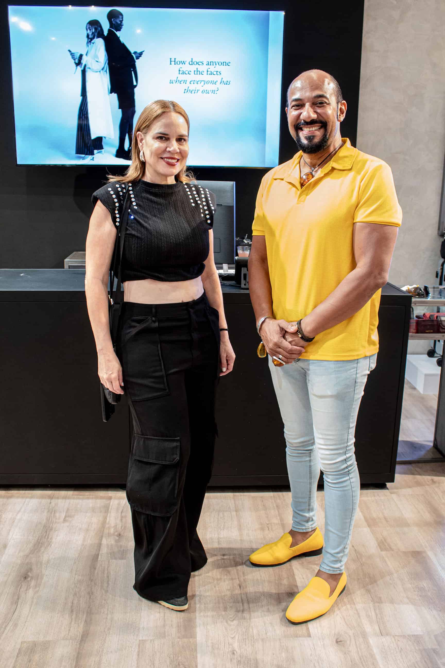 Brenda Sánchez y Mauricio García.