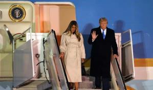 Corresponsales de la Casa Blanca protestan por exclusión de agencias del avión de Trump