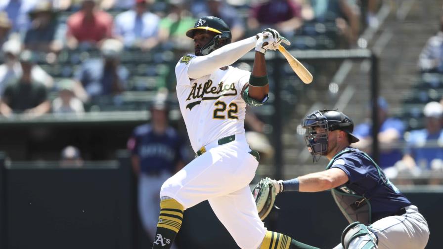 VIDEO | Miguel Andújar sacude jonrón en paliza de Atléticos a los Dodgers VIDEO | Miguel Andújar sacude jonrón en paliza de Atléticos a los Dodgers