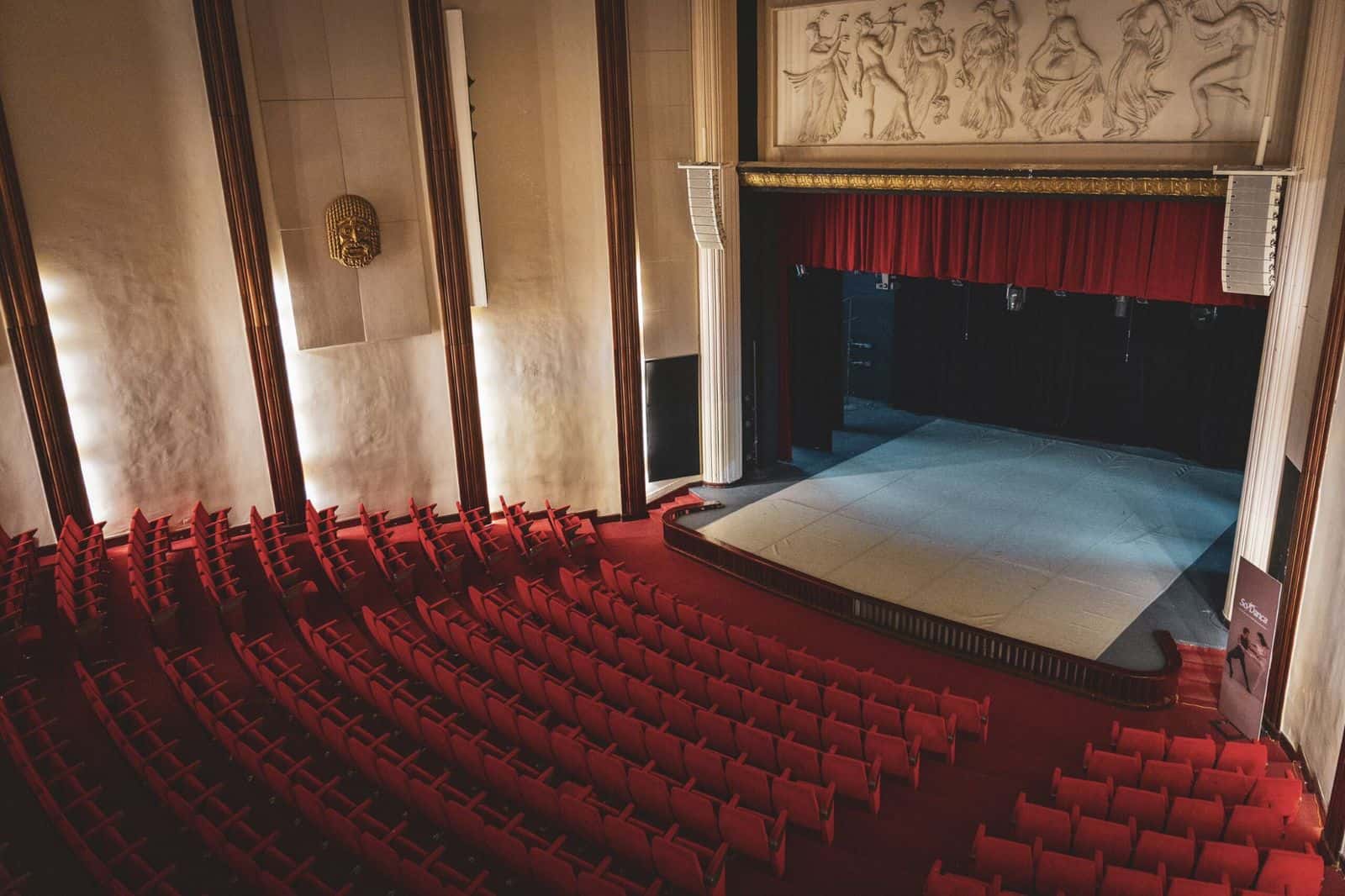 Imagen de la una de las salas del Palacio de Bellas Artes. 