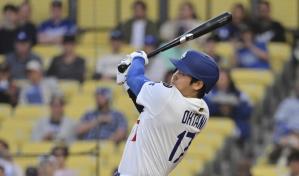 Ohtani se va para la calle dos veces, empuja 6 vueltas, Dodgers, apalean a los Atléticos