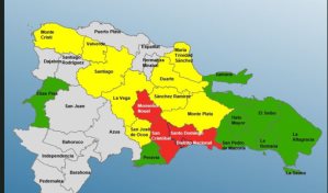 COE pone en alerta roja al Gran Santo Domingo y dos provincias por intensas lluvias