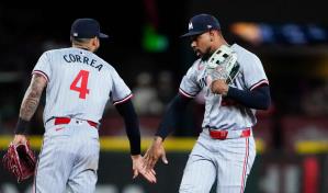 Mellizos dejan a Buxton y Correa fuera del inicio de la serie ante Cerveceros tras chocar en jardín