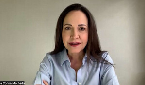 Varada en Panam&aacute;, Mar&iacute;a Corina Machado denuncia que el r&eacute;gimen le impide volver a Venezuela