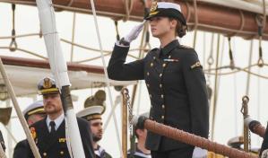 Buque escuela en el que se forma la princesa Leonor zarpa hacia República Dominicana