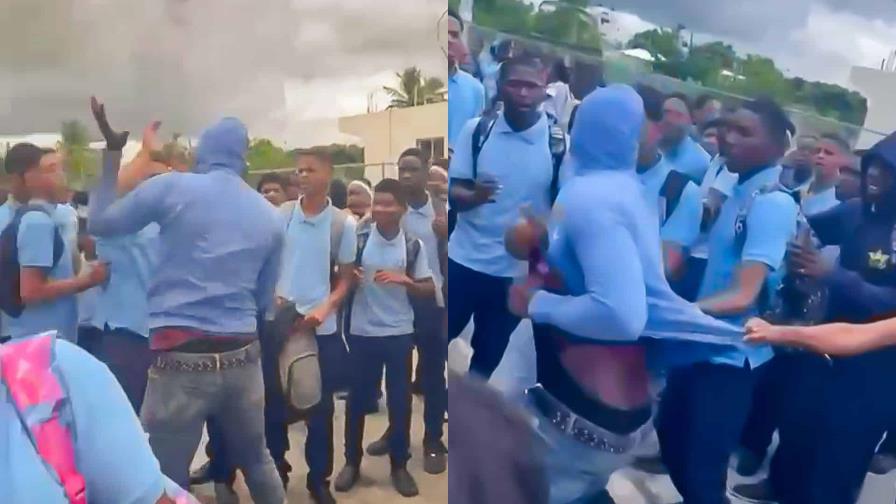 Hombre abofetea e intenta agredir con arma blanca a estudiante en un liceo de Higüey Hombre abofetea e intenta agredir con arma blanca a estudiante en un liceo de Higüey