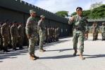 Comandante del Ejército supervisa soldados enviados a reforzar la seguridad en la frontera