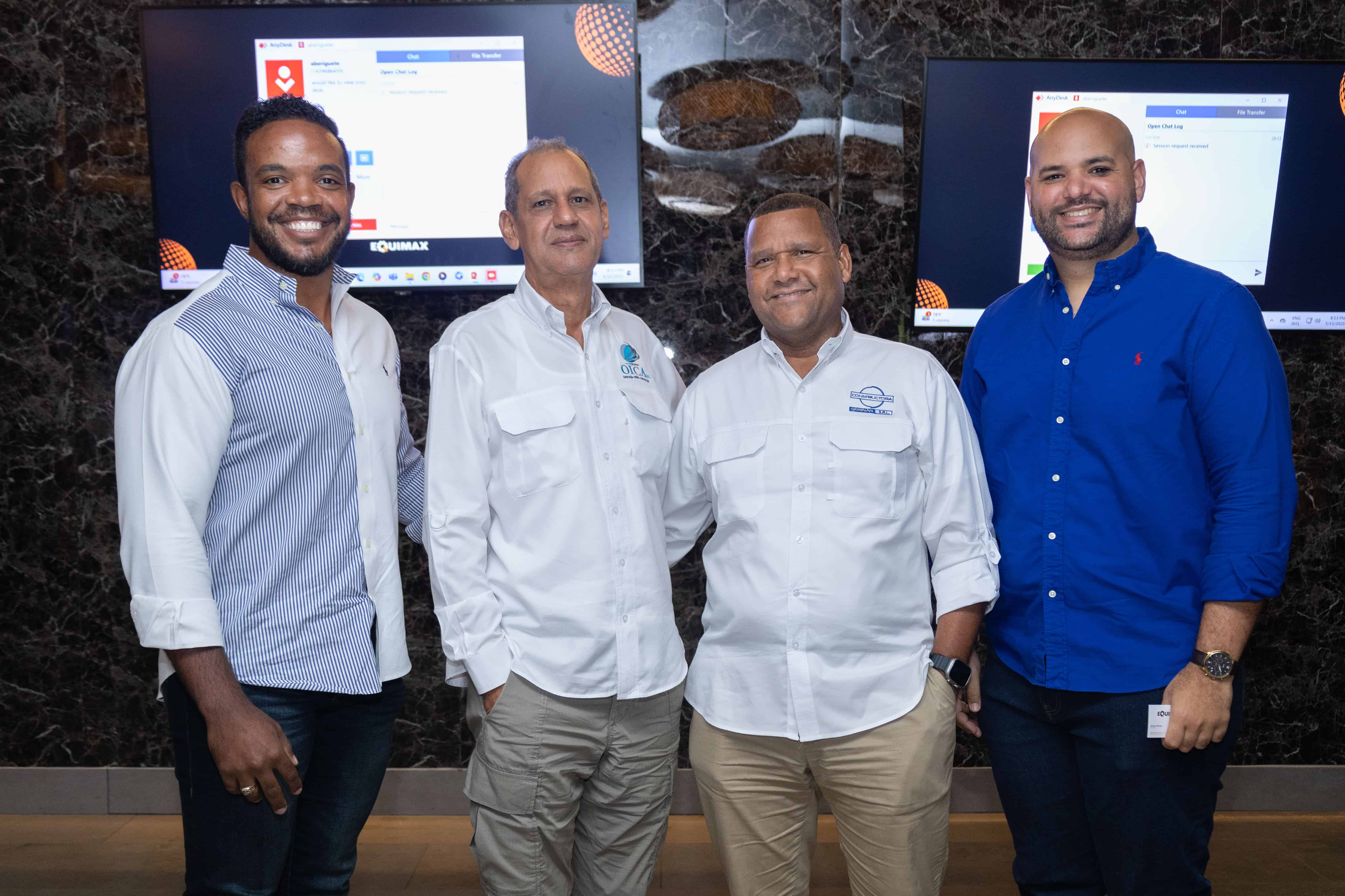 José Montes de Oca, Nelson Mateo, Jorge Reyes and José Farías.