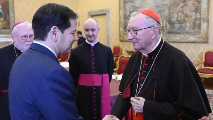 Rubio se reúne con Parolin en la víspera de la misa de inicio de pontificado de León XIV Rubio se reúne con Parolin en la víspera de la misa de inicio de pontificado de León XIV