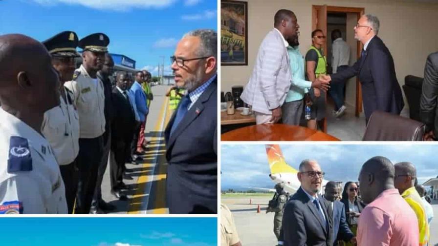 El primer ministro de Haití es recibido con entusiasmo en Cabo Haitiano en el marco del Día de la Bandera El primer ministro de Haití es recibido con entusiasmo en Cabo Haitiano en el marco del Día de la Bandera