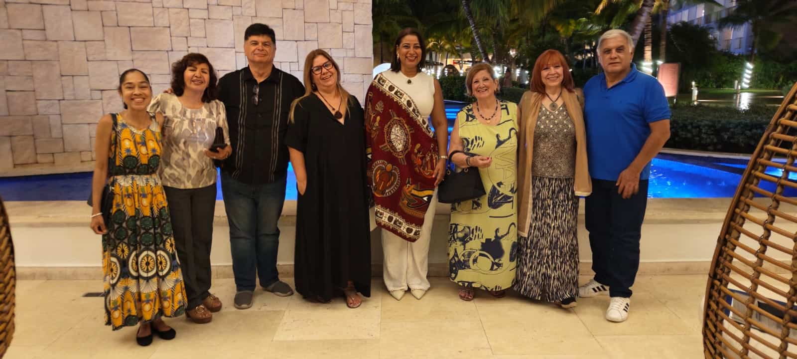 María Mercedes, Sara Torres, Armando de la Garza, Miryan Moreno, Yenny Polanco Lovera, María Shaw, Sara Torres y Fernando Milo.