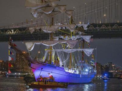 ¿Qué hacía en Nueva York el buque escuela mexicano Cuauhtémoc?