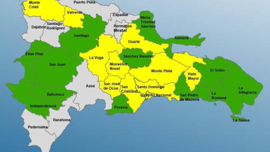 El COE mantiene 11 provincias en alerta amarilla y 13 en verde; reportan una menor fallecida El COE mantiene 11 provincias en alerta amarilla y 13 en verde; reportan una menor fallecida