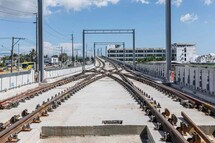 Realizan pruebas finales de la L&iacute;nea 2C del metro a Los Alcarrizos con trenes cargados