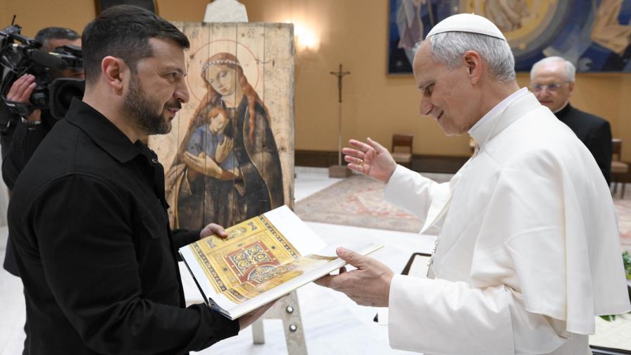 El papa recibió a Zelenski, presidente de la Ucrania martirizada El papa recibió a Zelenski, presidente de la Ucrania martirizada