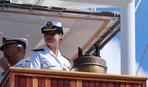 El buque escuela Juan Sebastián de Elcano llega a Santo Domingo con la princesa Leonor a bordo