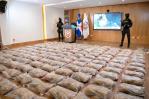 Autoridades incautan 334 paquetes de cocaína ocultos en auyamas de plástico