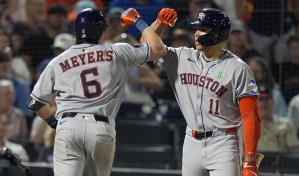Jake Meyers dispara jonrón decisivo, Josh Hader logra su 12do salvamento y Astros vencen a Rays Jake Meyers dispara jonrón decisivo, Josh Hader logra su 12do salvamento y Astros vencen a Rays