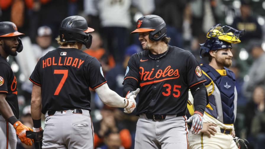 Orioles rompen racha de ocho derrotas con jonrón de Rutschman para vencer a Cerveceros Orioles rompen racha de ocho derrotas con jonrón de Rutschman para vencer a Cerveceros