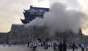 Colapsa parcialmente la Torre del Tambor Fengyang, ícono cultural de 600 años en China