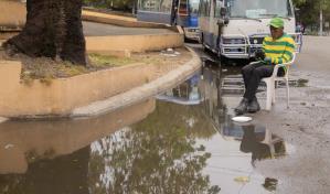 Inundación en el “Parque de los Cangrejos” por fallas en el drenaje pluvial