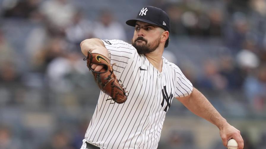 Carlos Rodón lanza seis entradas de dos hits y los Yankees barren serie ante Texas