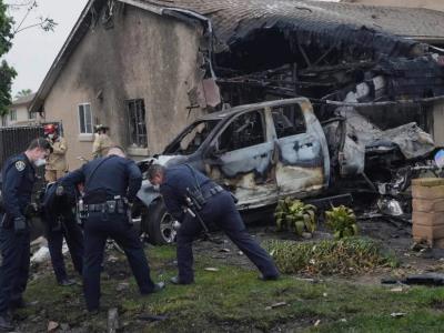 Avioneta se estrella en San Diego y deja varios muertos