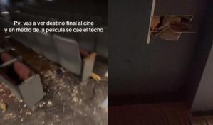 Colapsa parte del techo durante proyección de "Destino final 6" en cine de Argentina