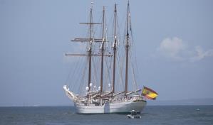 El Juan Sebastián Elcano parte de Santo Domingo rumbo a Nueva York El Juan Sebastián Elcano parte de Santo Domingo rumbo a Nueva York