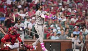 Ketel Marte la sacó en el revés de los Diamondbacks en San Luis