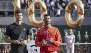 Djokovic gana su título individual número 100; entra a ese club en el Abierto de Ginebra