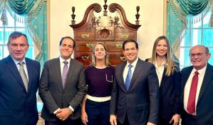 Rubio se reúne con líderes antichavistas y elogia su valentía ante tiranía de Maduro