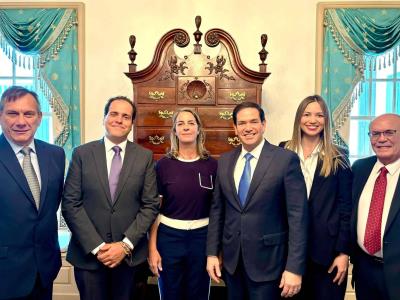 Marco Rubio se reúne con líderes antichavistas