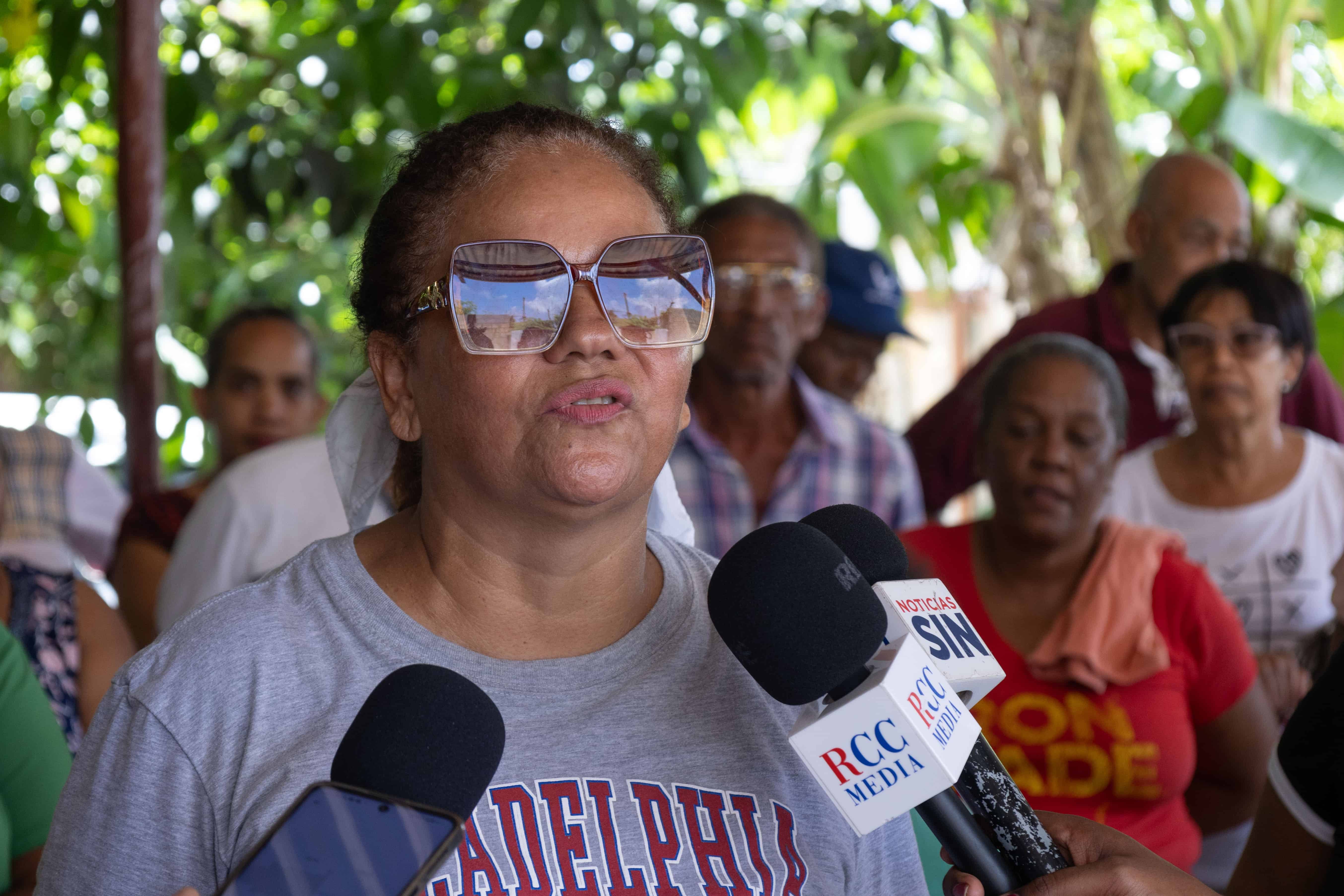 Maritza Crespy, dirigente de la junta de vecinos de La Ureña