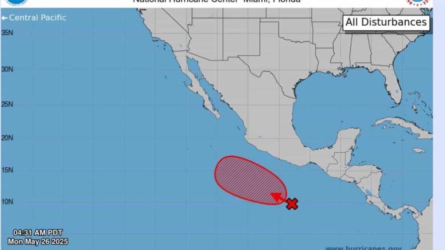 Sube a 90 % potencial de formarse el primer ciclón de la temporada en el Pacífico mexicano Sube a 90 % potencial de formarse el primer ciclón de la temporada en el Pacífico mexicano
