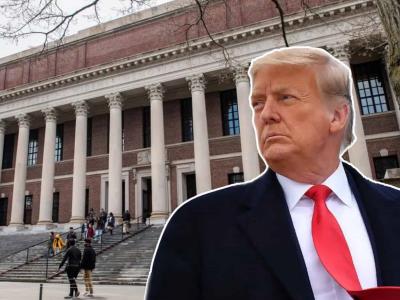 Trump medita retirar más ayuda a económica a Harvard