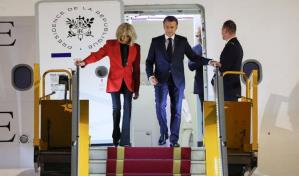 Tensión en la pareja presidencial francesa: Brigitte abofetea a Macron tras aterrizar en Vietnam