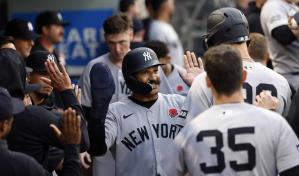 Doble de tres carreras de Volpe impulsan triunfo de Yankees 5-1 ante Angelinos