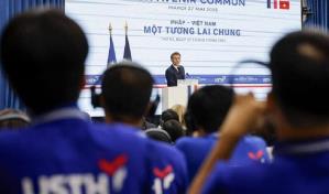 Macron propone en Vietnam una tercera vía frente a las grandes potencias Macron propone en Vietnam una tercera vía frente a las grandes potencias