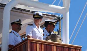 La princesa Leonor llega mañana a Nueva York a bordo del buque Juan Sebastián de Elcano