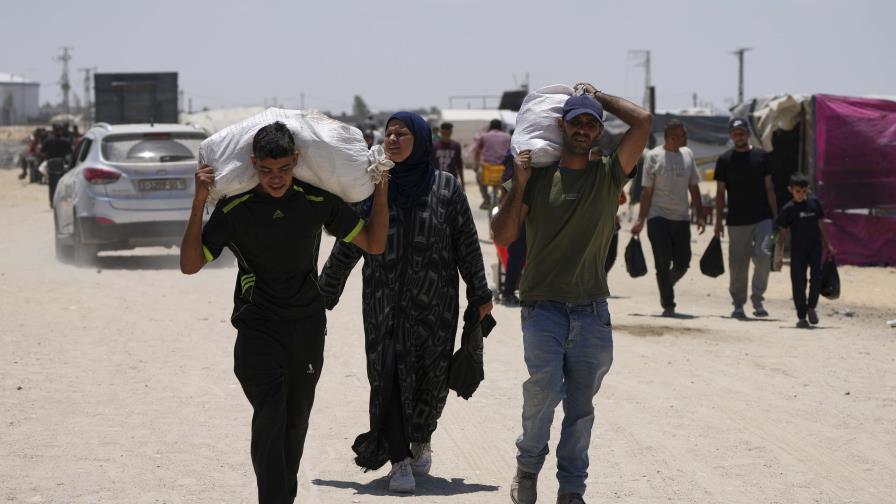 Un muerto y 48 heridos por disparos contra una multitud en centro de ayuda en Gaza